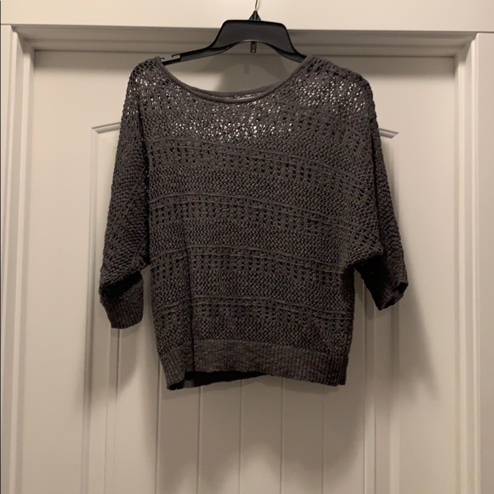 open holed sweater